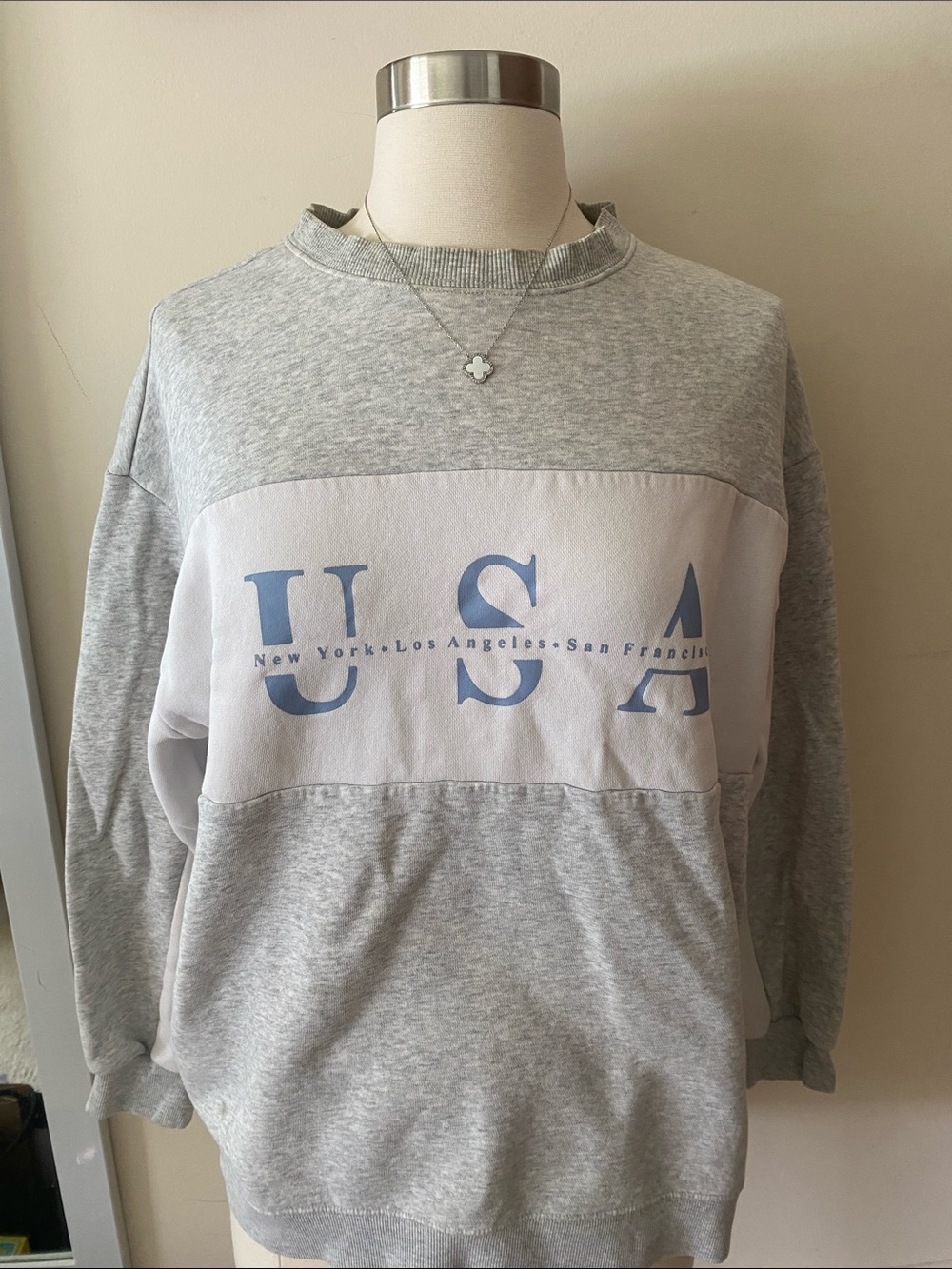 H&M USA Crewneck Sweater